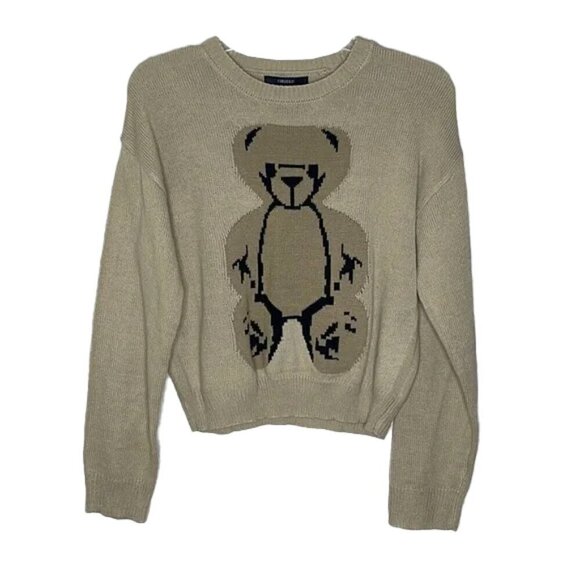 ❤️ FOREVER 21 Teddybear Sweatet Size S - Picture 1 of 4